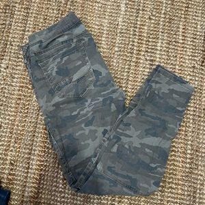 Camo Cargo Silver Jeans